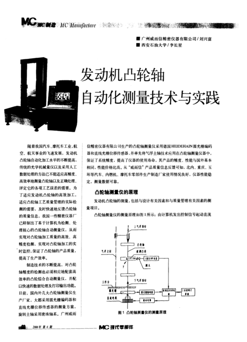 发动机凸轮轴自动化测量技术与实践